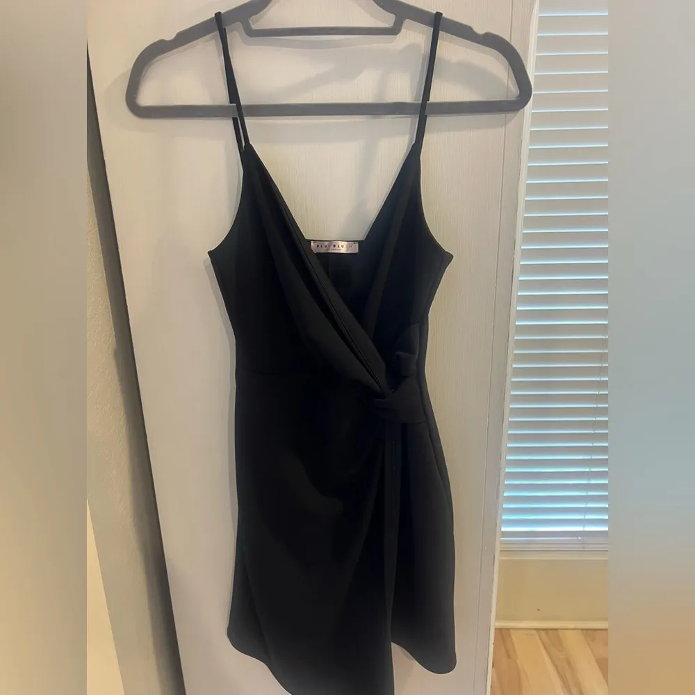 Blue Blush - black asymmetrical dress. Size Small. - Image 2