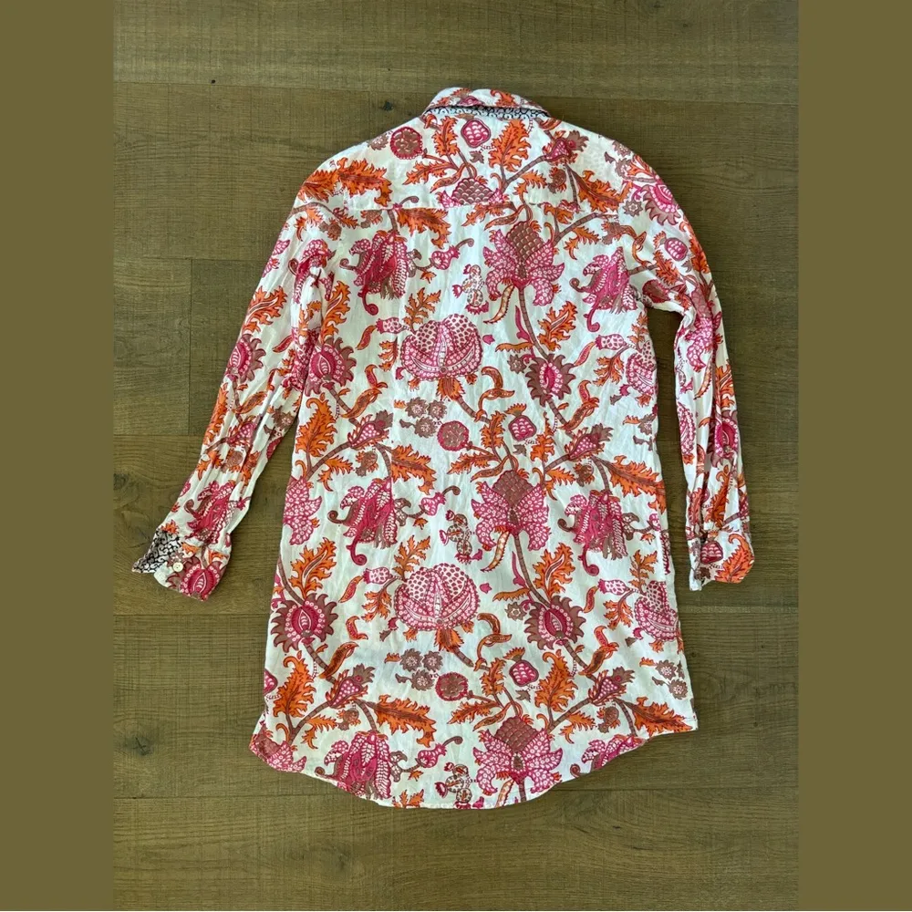 Roberta Roller Rabbit  paisley print button down tunic dress - Image 2