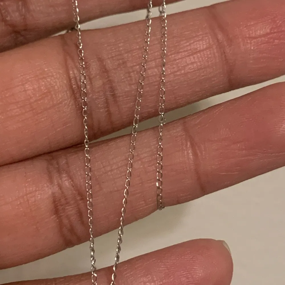 14k White Gold Chain - Image 2