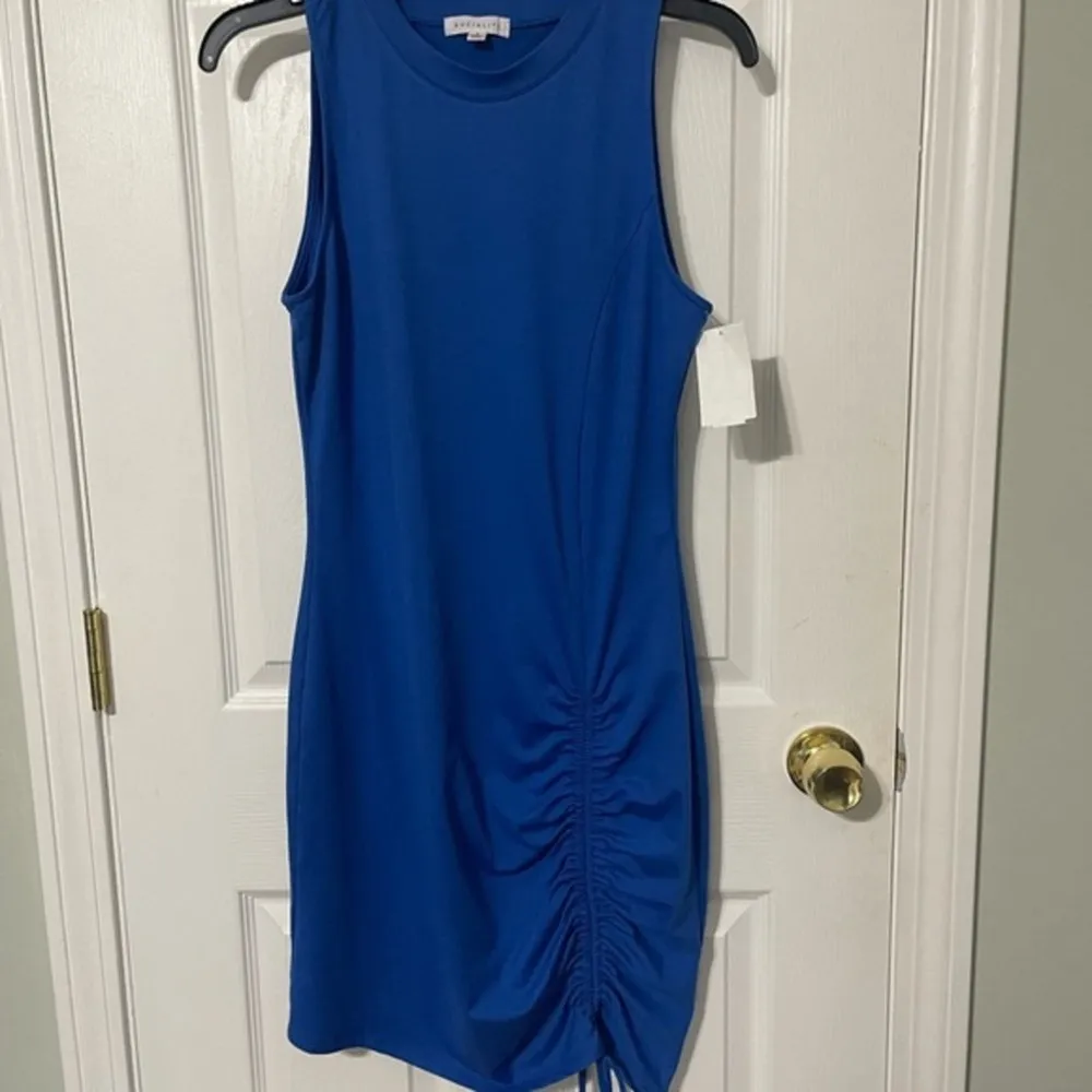 Socialite Blue Bodycon Dress size XS (b14) - Image 2