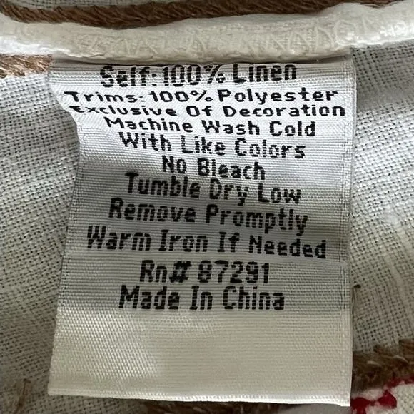 Johnny Was Los Angeles Frederique Embroidered Side Slit‎ Linen White Maxi Skirt - Image 7