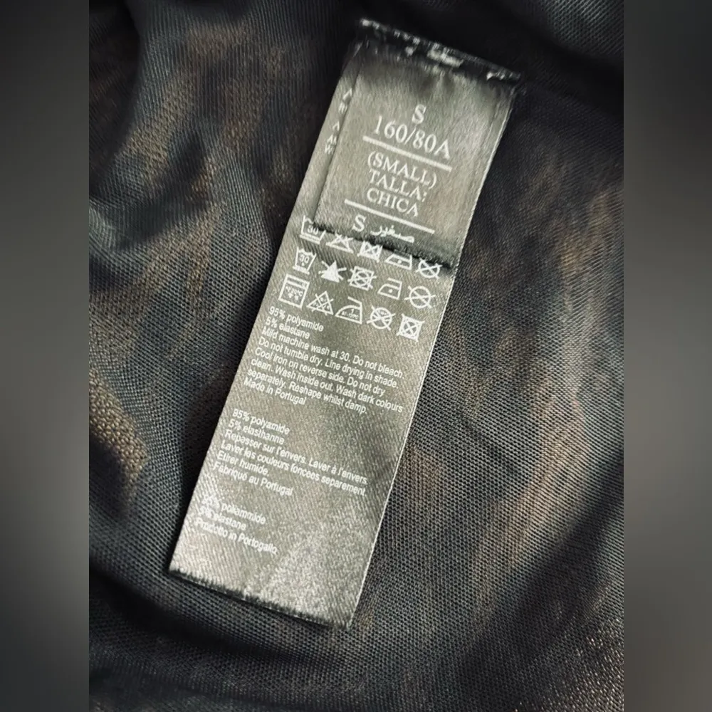 ALLSAINTS Ambient Elia leopard print Bodysuit size small - Image 6