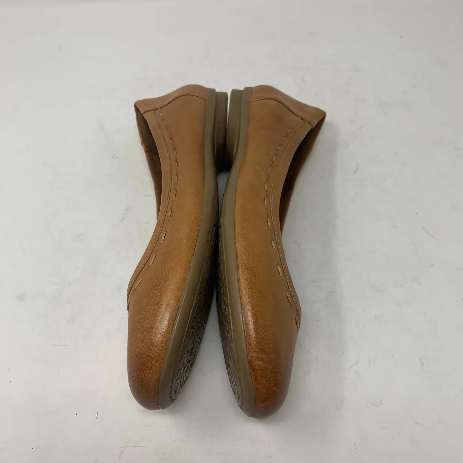 Cobb Hill Tan Havane Maiika Leather Round Toe Slip On Ballet Flats Size 8.5 - Image 5