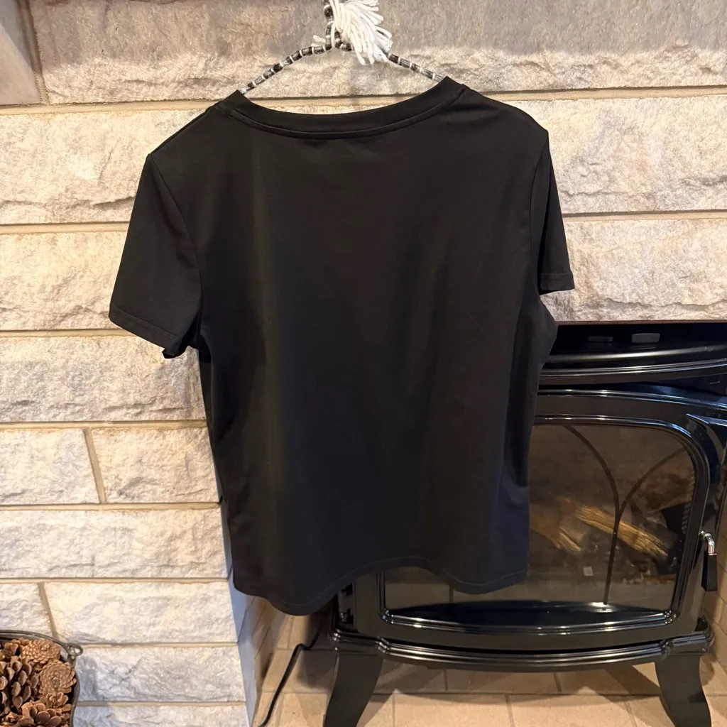 Black Starry Night Cat Graphic T - Image 4