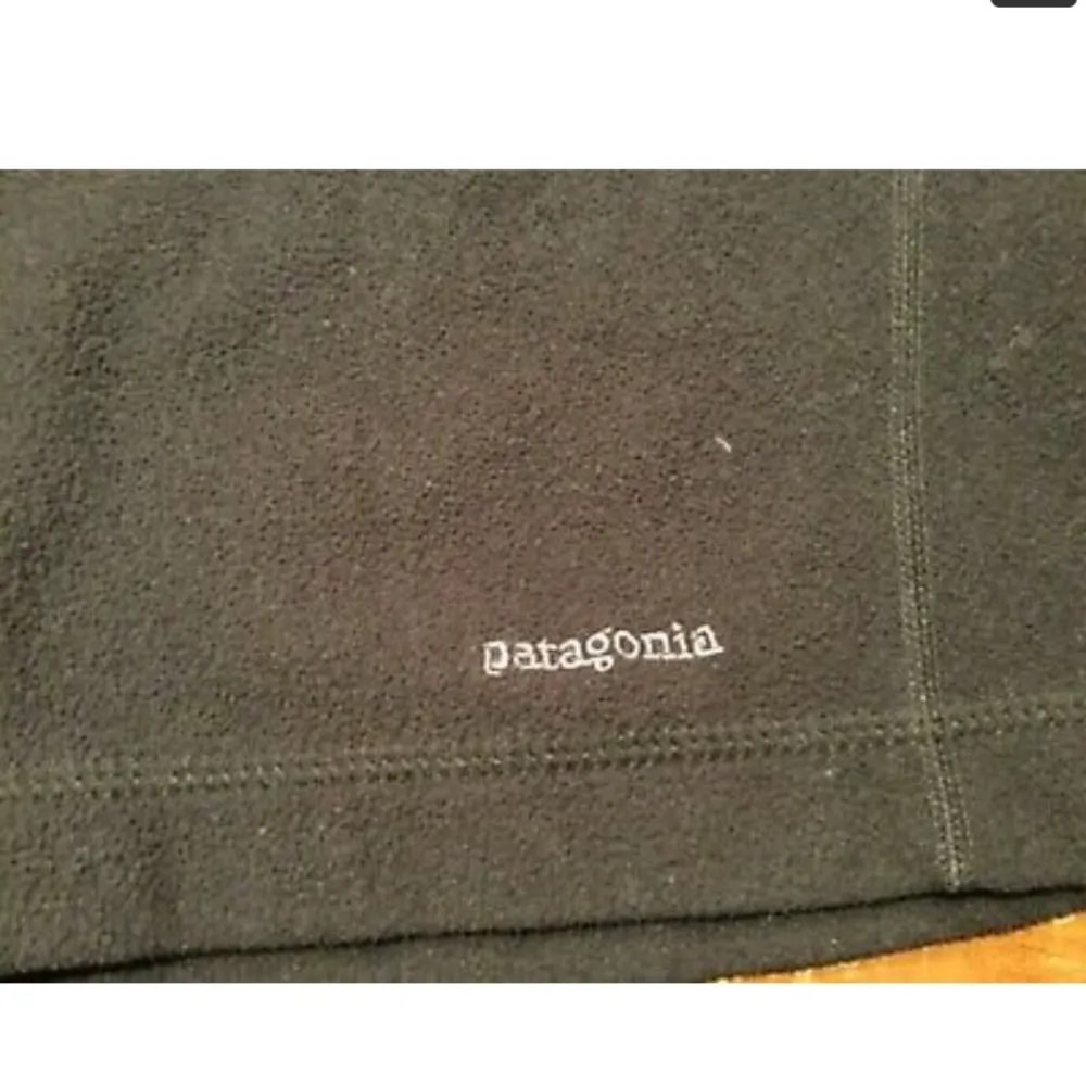 PATAGONIA Synchilla Women 1/4 Zip Black Fleec Sz S - Image 3