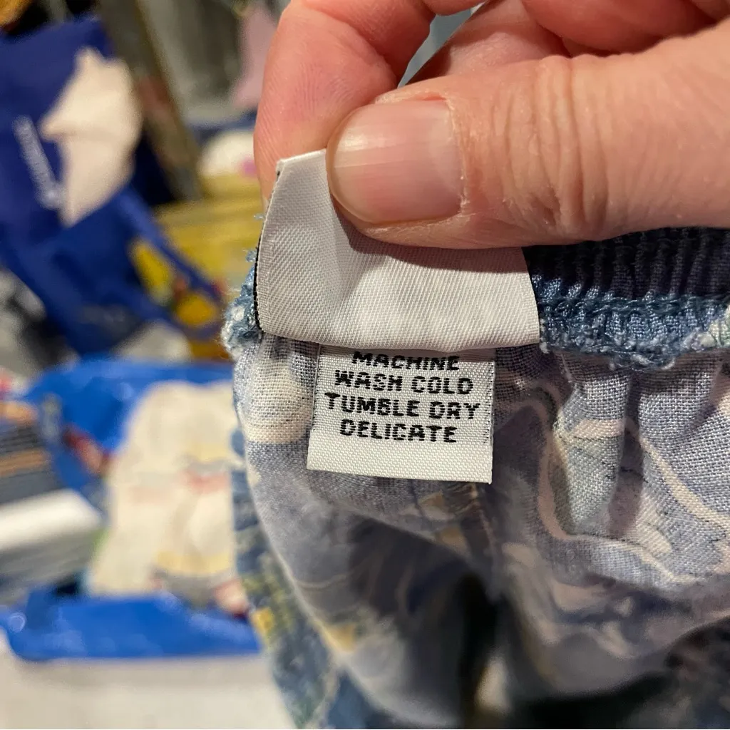 Cute flowy pull on grannycore mom shorts pockets bermuda Blue Size 14 - Image 6