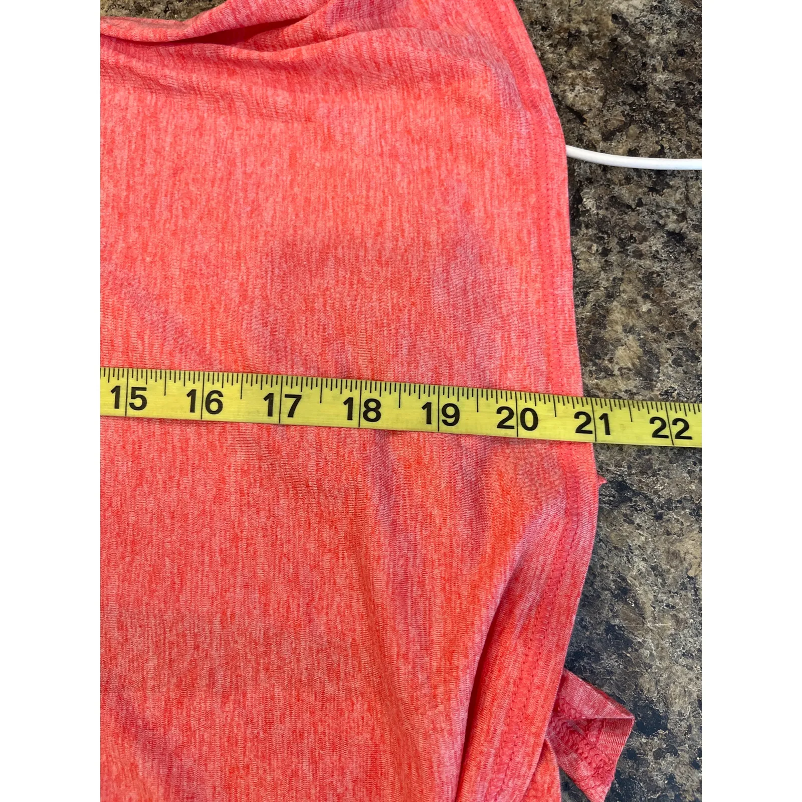 Yogalicious Pink Sleeveless Tank Top Split Back Tie Option Large‎ - Image 5