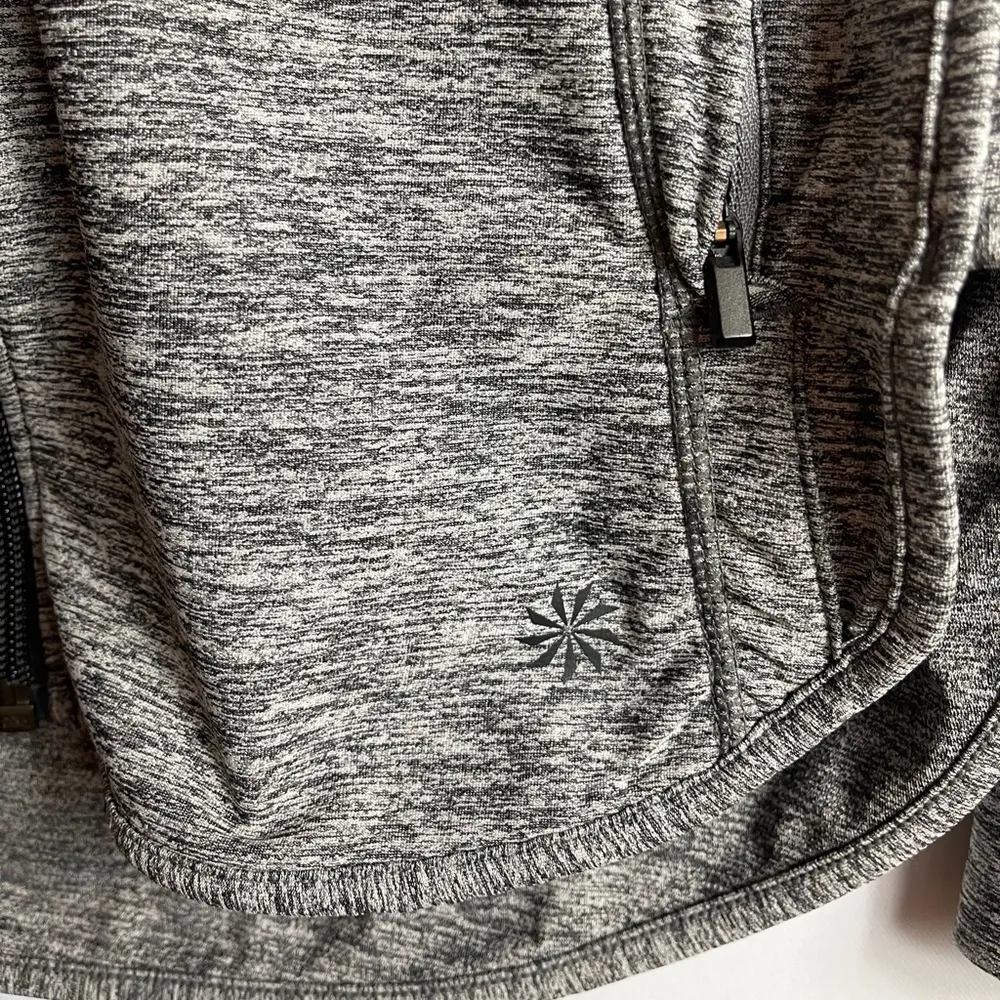 Athleta Baja UPF Grey Full Zip Up Jacket Size XS - Image 4