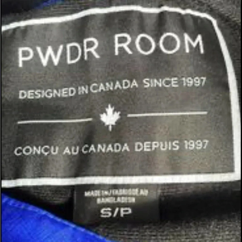 Powder Room Women’s Strobe Snow Board Pants Size Small Blue - Image 3