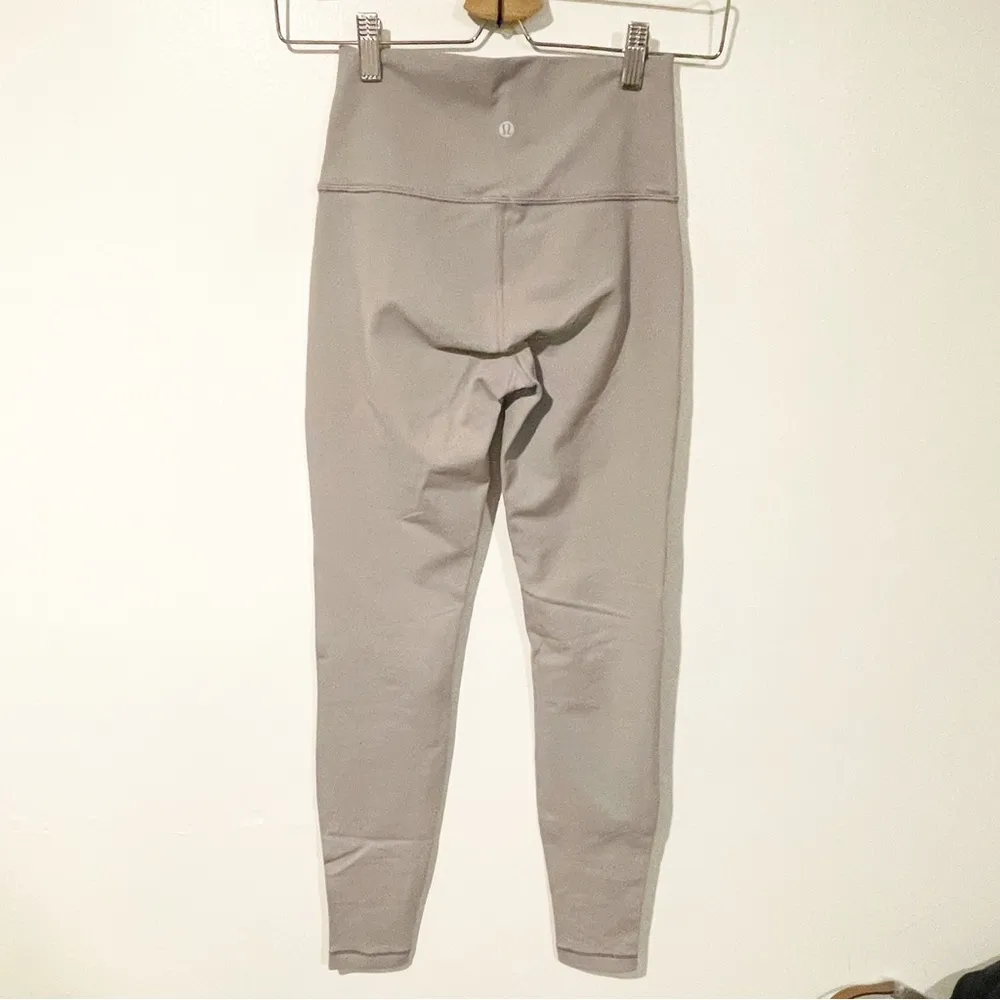 Lululemon Size 4 Wunder Under Pant High-Rise Tech Mesh 28 Dark Chrome Legging - Image 6