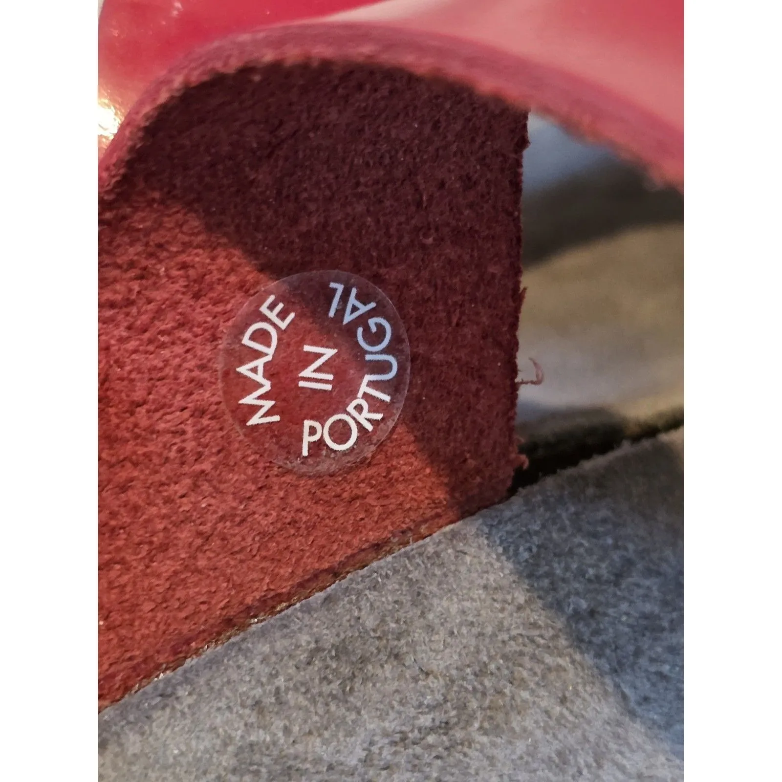 Mephisto Leather Woman’s Red Sandals Strappy France Size 42 Travel Beach Slip - Image 6