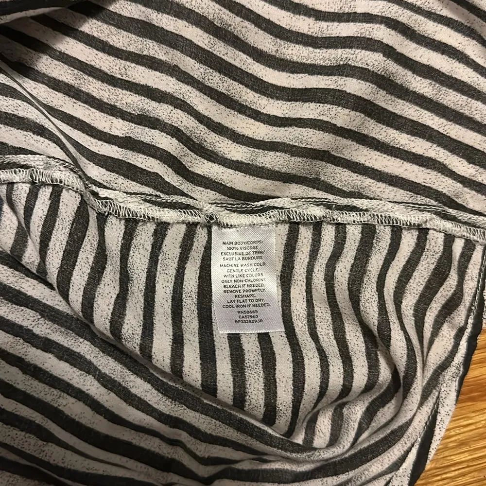 Sun & Shadow High low Backless Striped Tank top Shirt Tunic Top Womens XL - Image 9