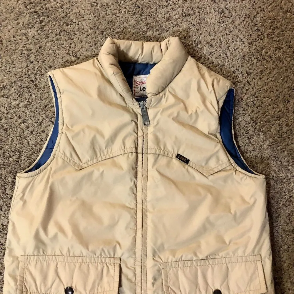 Vintage Storm Rider  Vest Womens S? Used Tan - Image 11