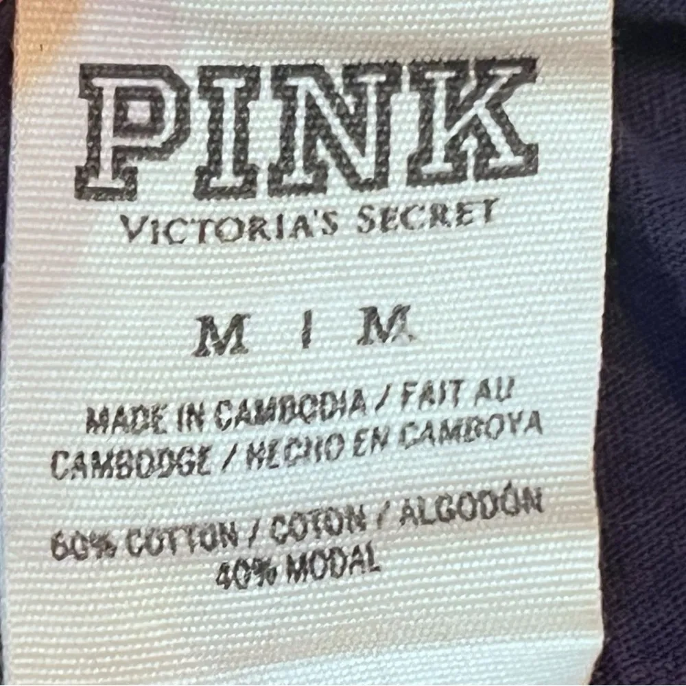 90s Inspired Victoria’s Secret PINK Oversized Short Sleeve Crop‎ Top Women’s M - Image 4