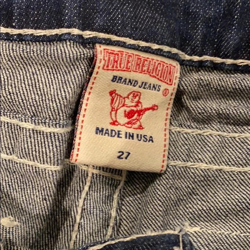 True Religion Sophie Cuffed Bermuda Jean Shorts - Image 71