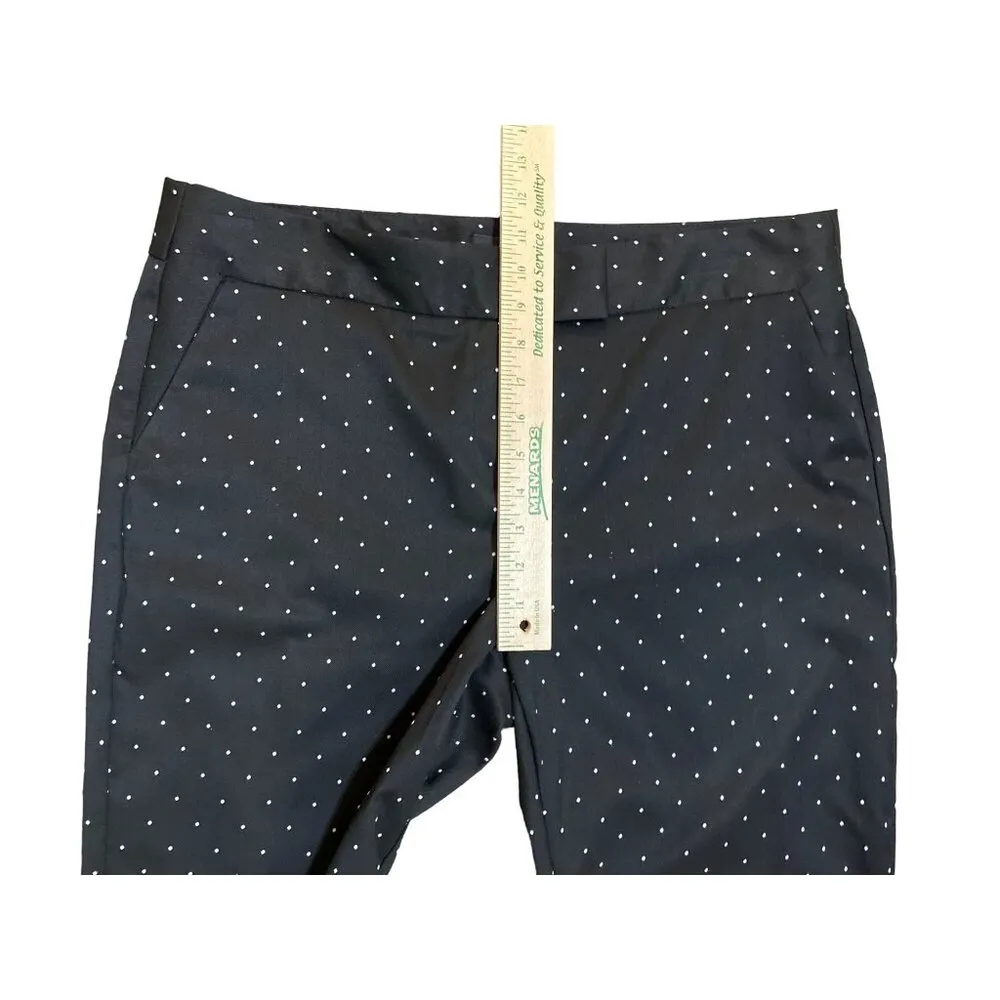 Liz Claiborne Career Pants Womens 14 Used Polka Dot Emma Classic - Image 10