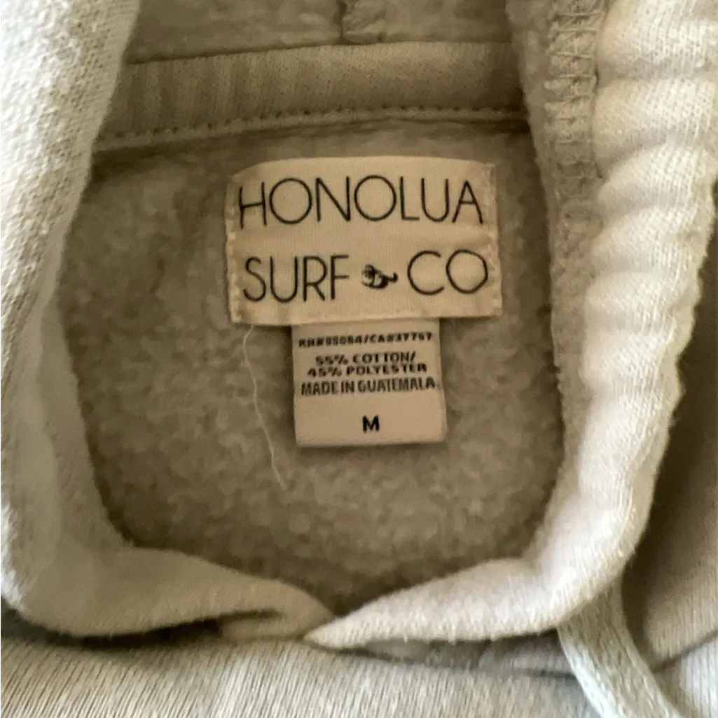 Honolua Surf Co women’s mint green graphic hoodie size M Size M - Image 5