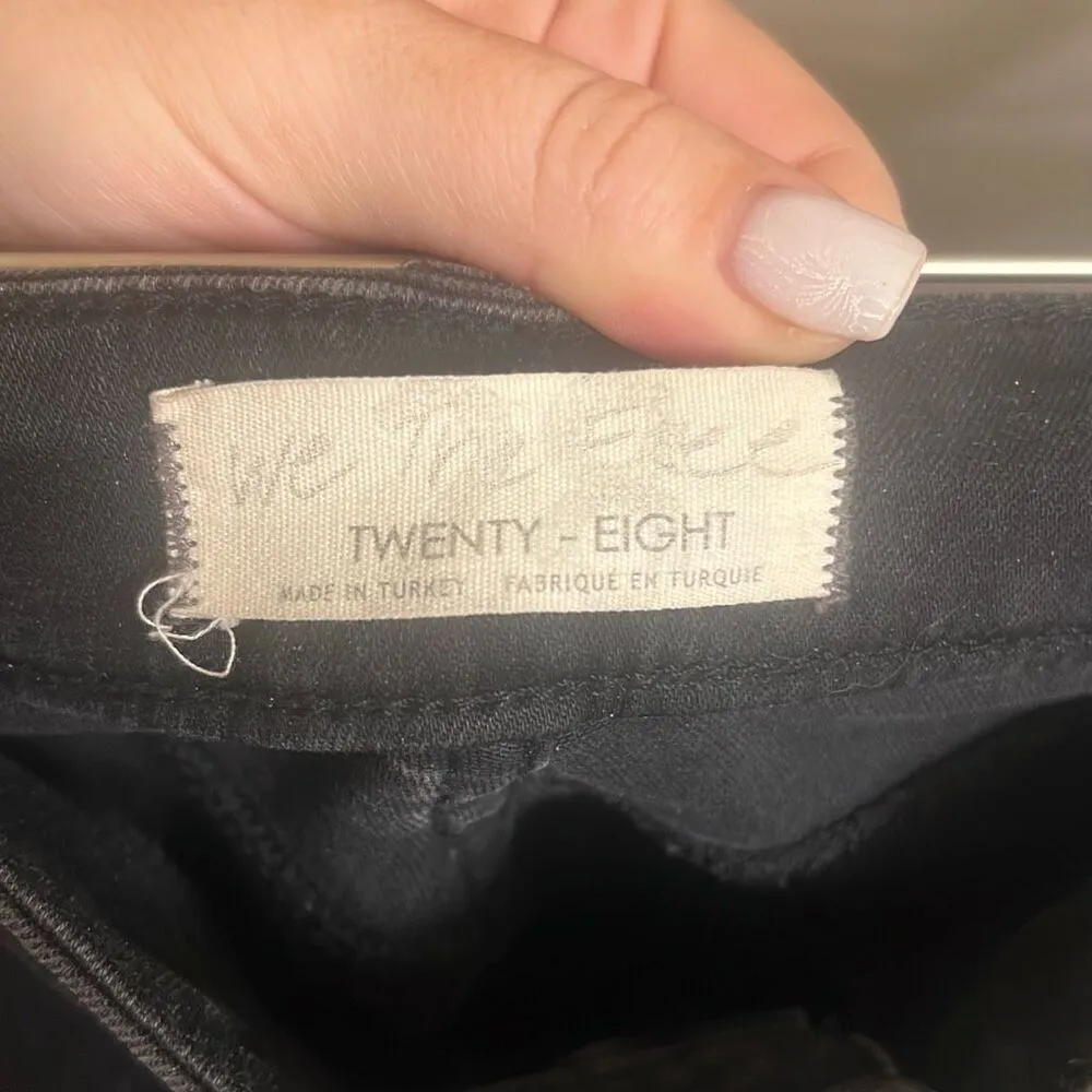 ✨Free People We the Free True Black Riley Seamed Skinny Sz 28 Jeans✨ - Image 12