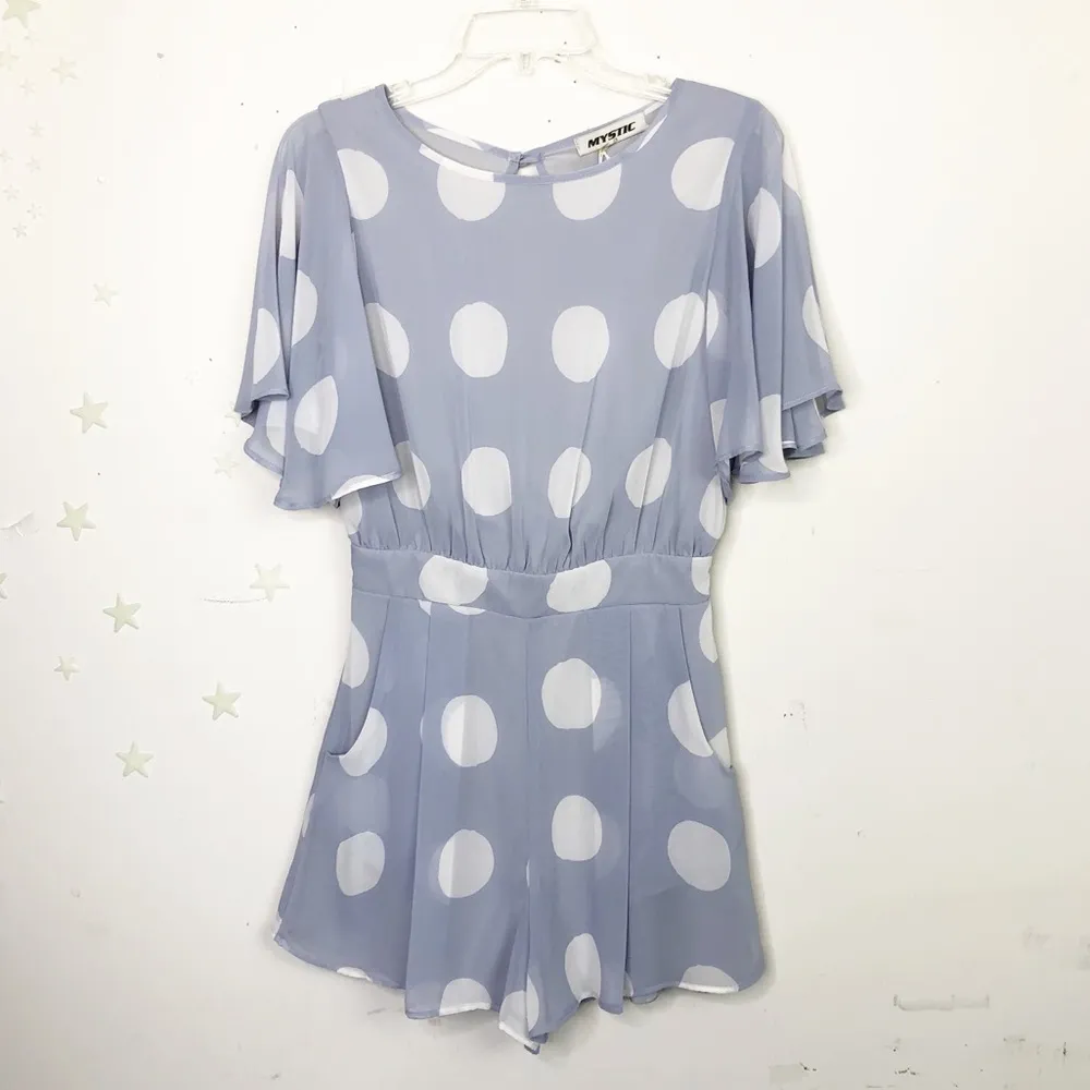 Mystic  lavender spotted romper - Image 9