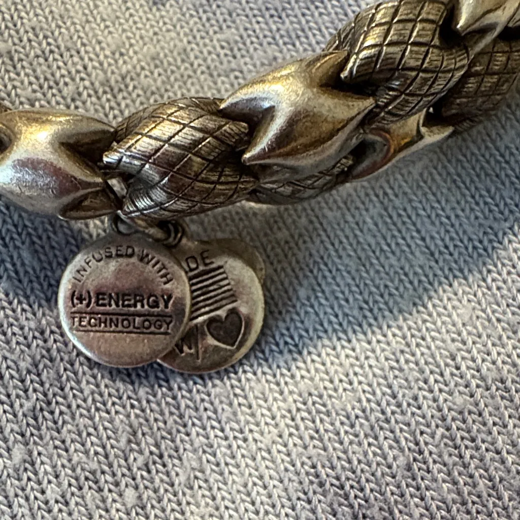 EUC Alex and Ani Vintage 66 Snake Silver Bracelet - Image 2