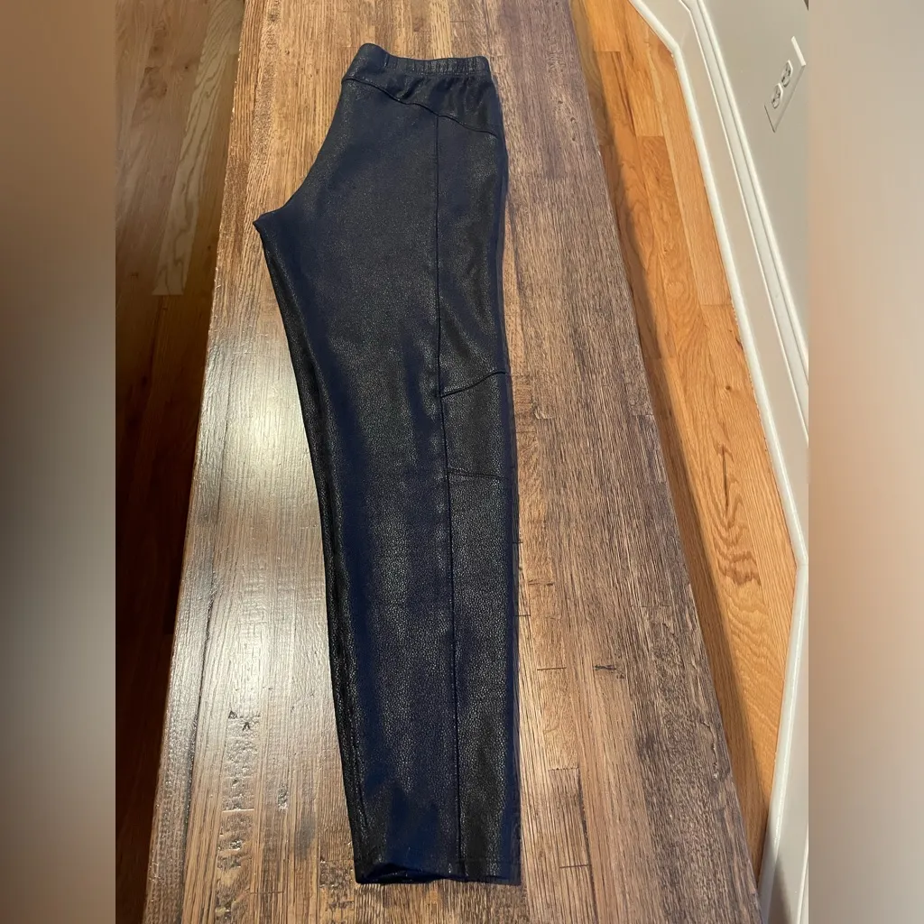 Splendid Faux Leather Leggings - size M - Image 4