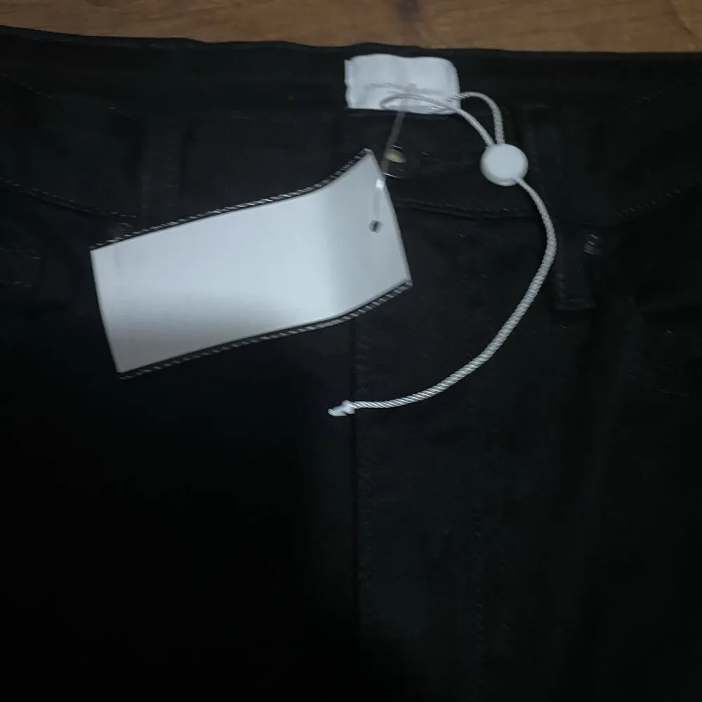 Jonathan Simkhai sz 26 Womens Rae High Rise Skinny Jeans Ankle Pants Black - Image 3