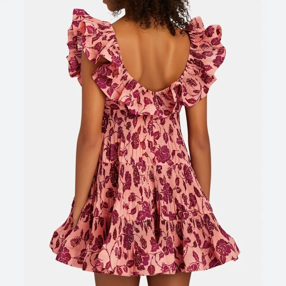 NWT zimmermann Lovestruck pleated dress - Image 5