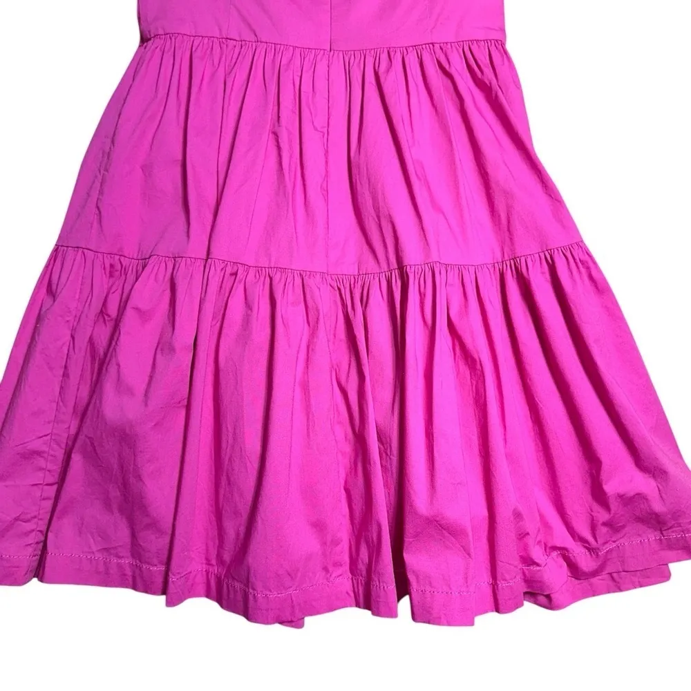 STAUD Pink Off the Shoulder Elio Mini Dress Womens US 2 - Image 8