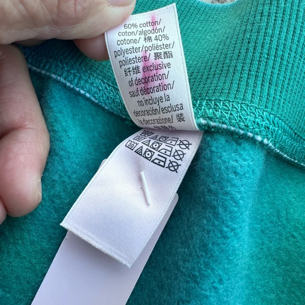 NEW VICTORIA SECRET XL GREEN Teal Lace-Up Women's Shorts - Image 4