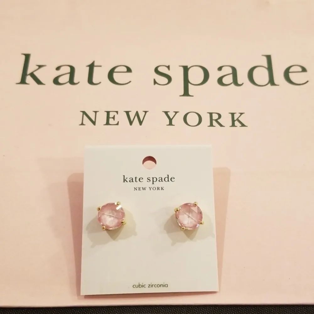💕KATE SPADE💕 Pink Stud Earrings NWT - Image 2