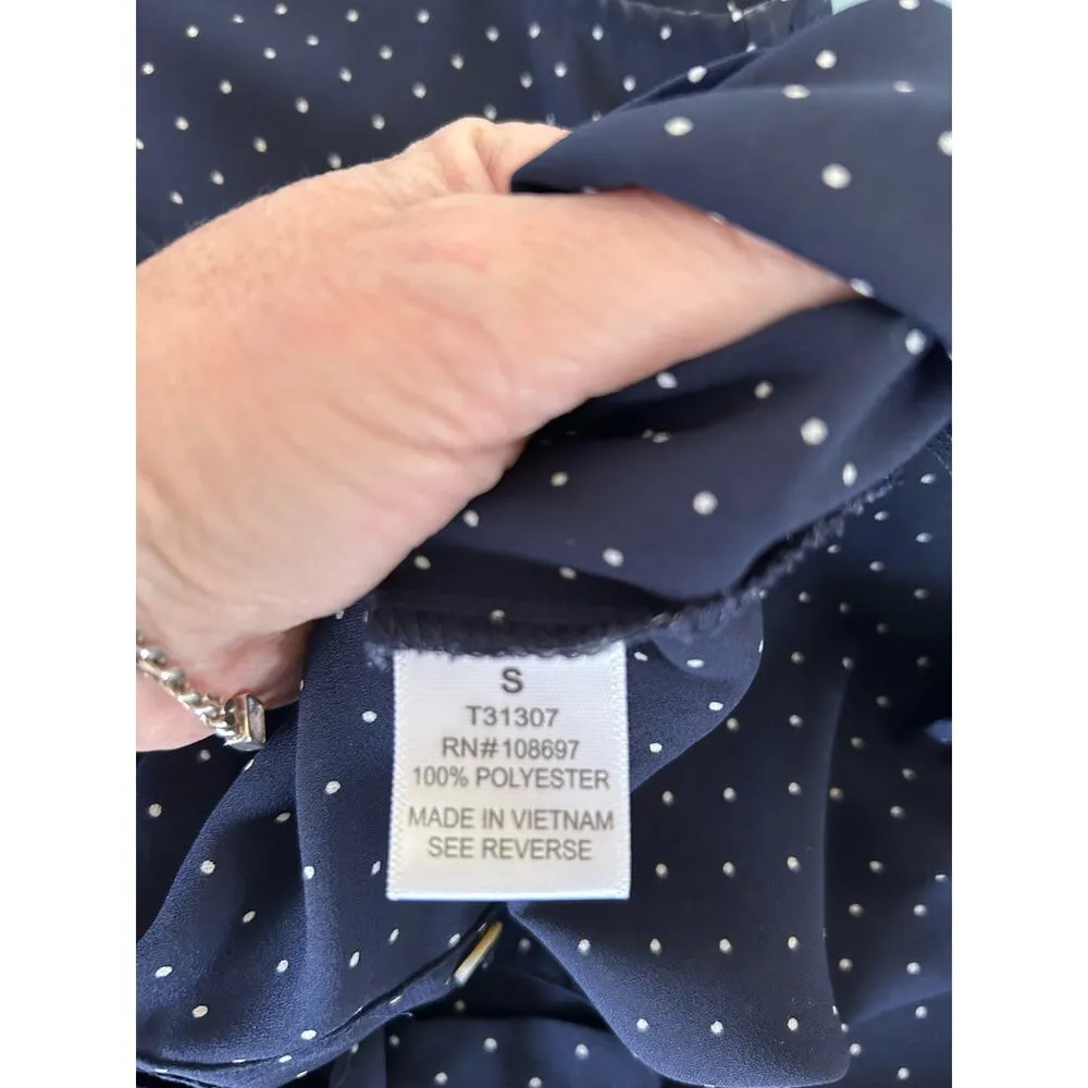 AliceBlue for Stitch Fix womens sleeveless button down blouse blue size S - Image 6