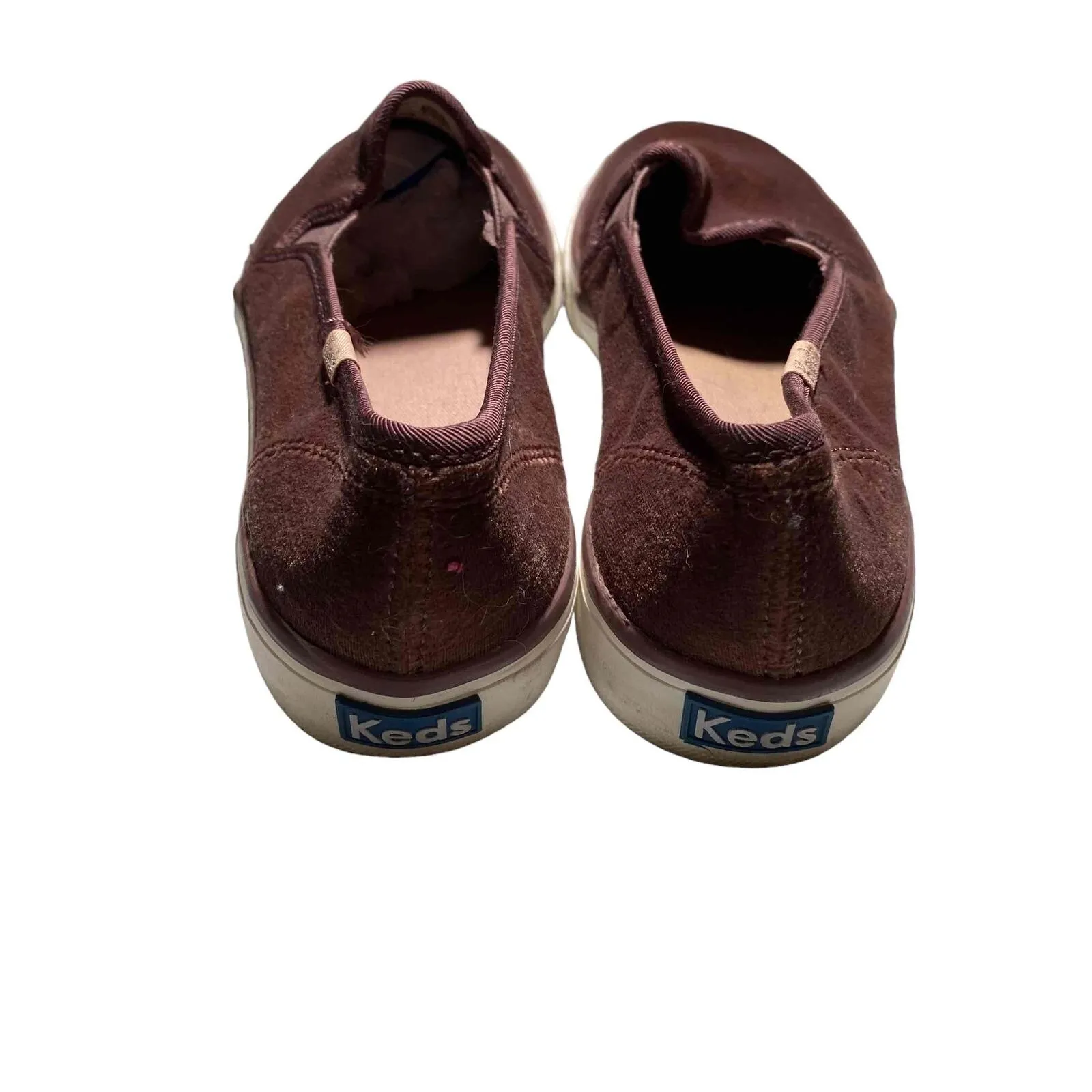Keds Suede Slip On Sneakers Casual Comfort‎ Walking Shoes Mauve Size 8 - Image 5