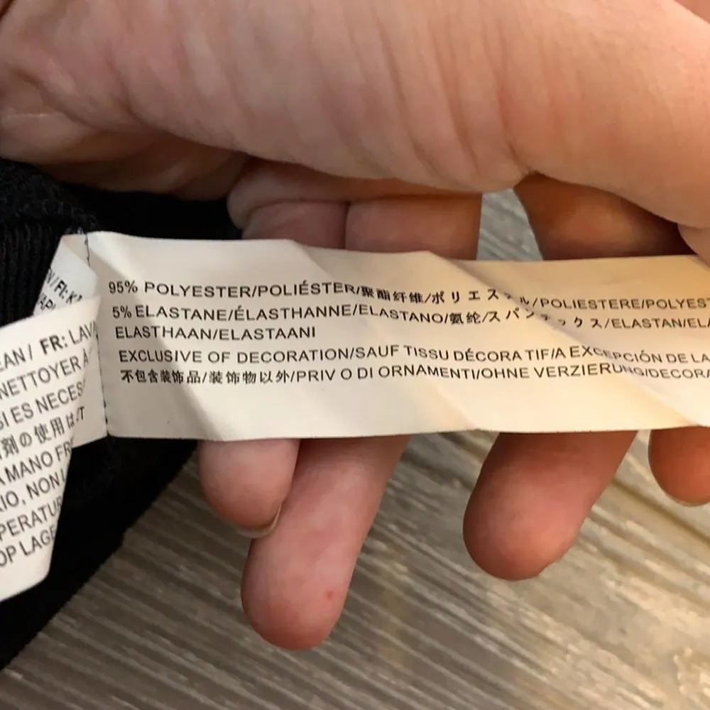 JOA Revolve bustier hook eye front dress black - Image 4