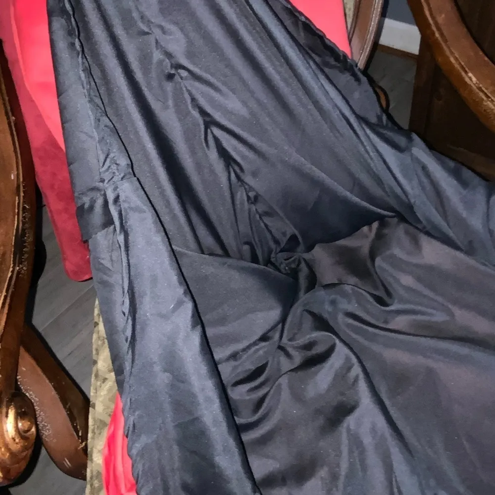 Red Mermaid Sleeveless Floral Lace Embroidered Beaded Fitted Formal Prom XS - Image 15