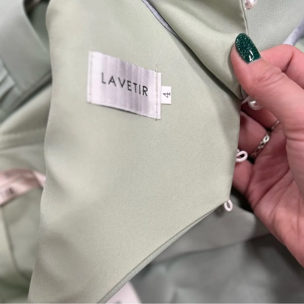 Bridesmaid Dress 4 Green - Image 9