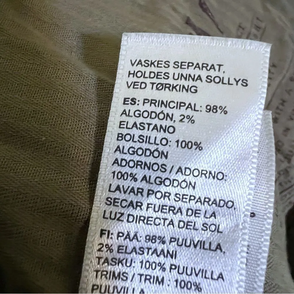 FatFace  DEVON CHINK GREEN TROUSERS PANTS SIZE 10 REGULAR - Image 9