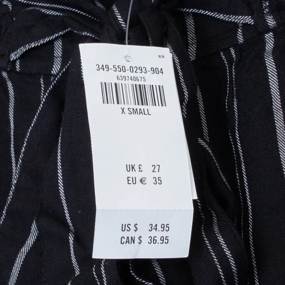 Hollister Ultra High‎ Rise Striped Paperbag Shorts Size XS NWT - Image 7