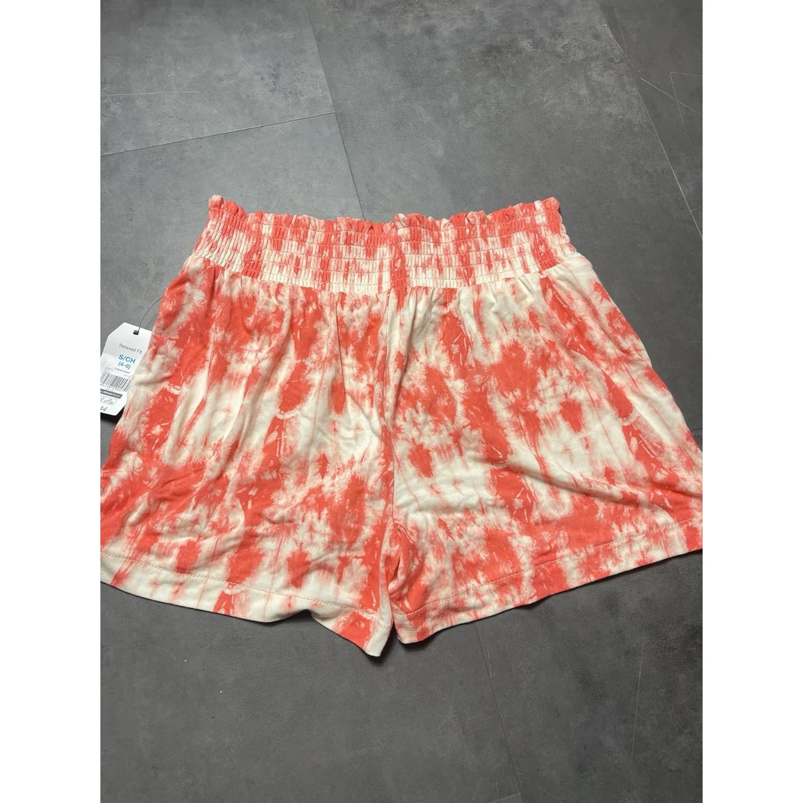 WOMEN'S TIME AND TRUE WHITE Orange.‎ SHORTS~SIZE S 4 - Image 4