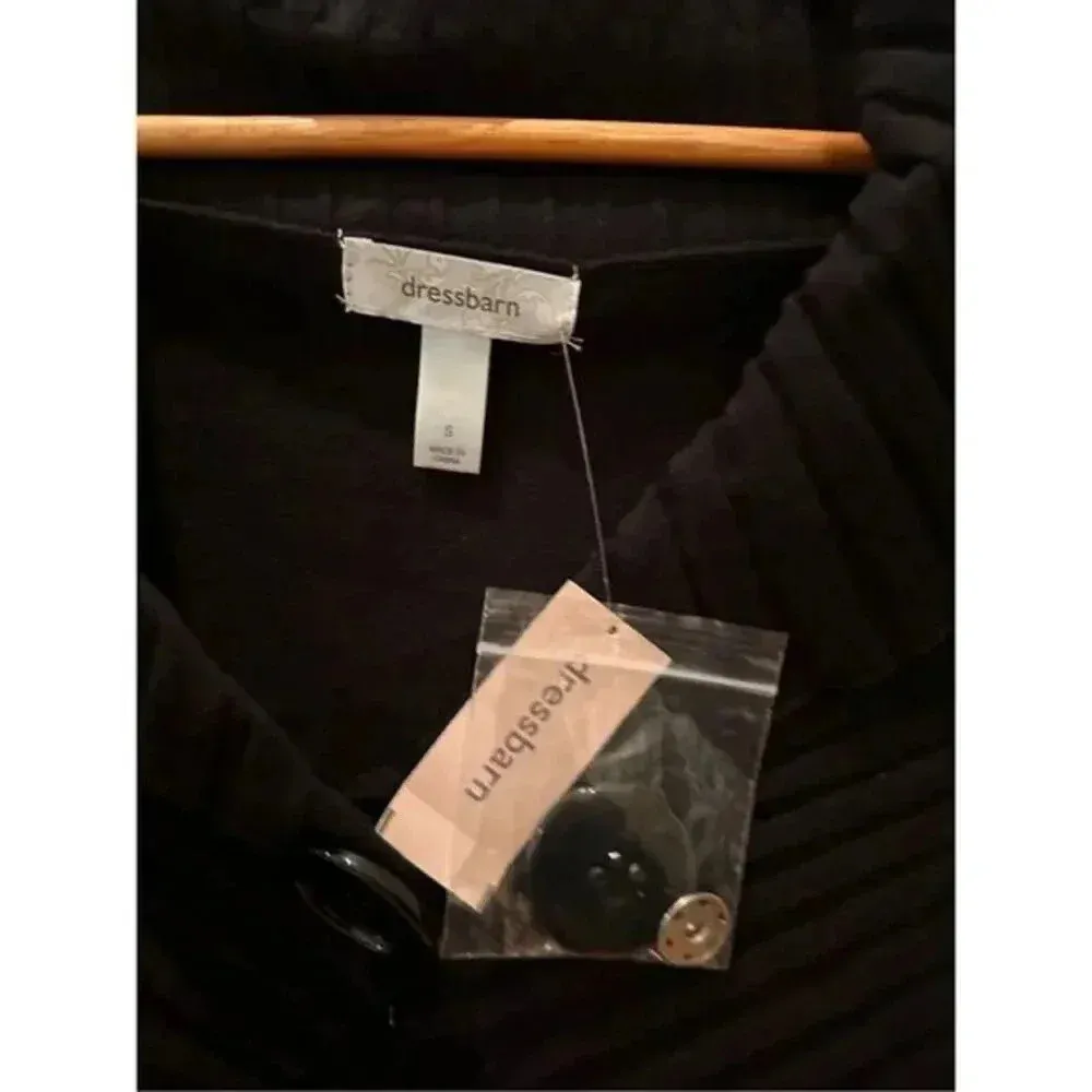 Dressbarn Shrug Sweater/Cardigan Size‎ Small NwT Black - Image 3