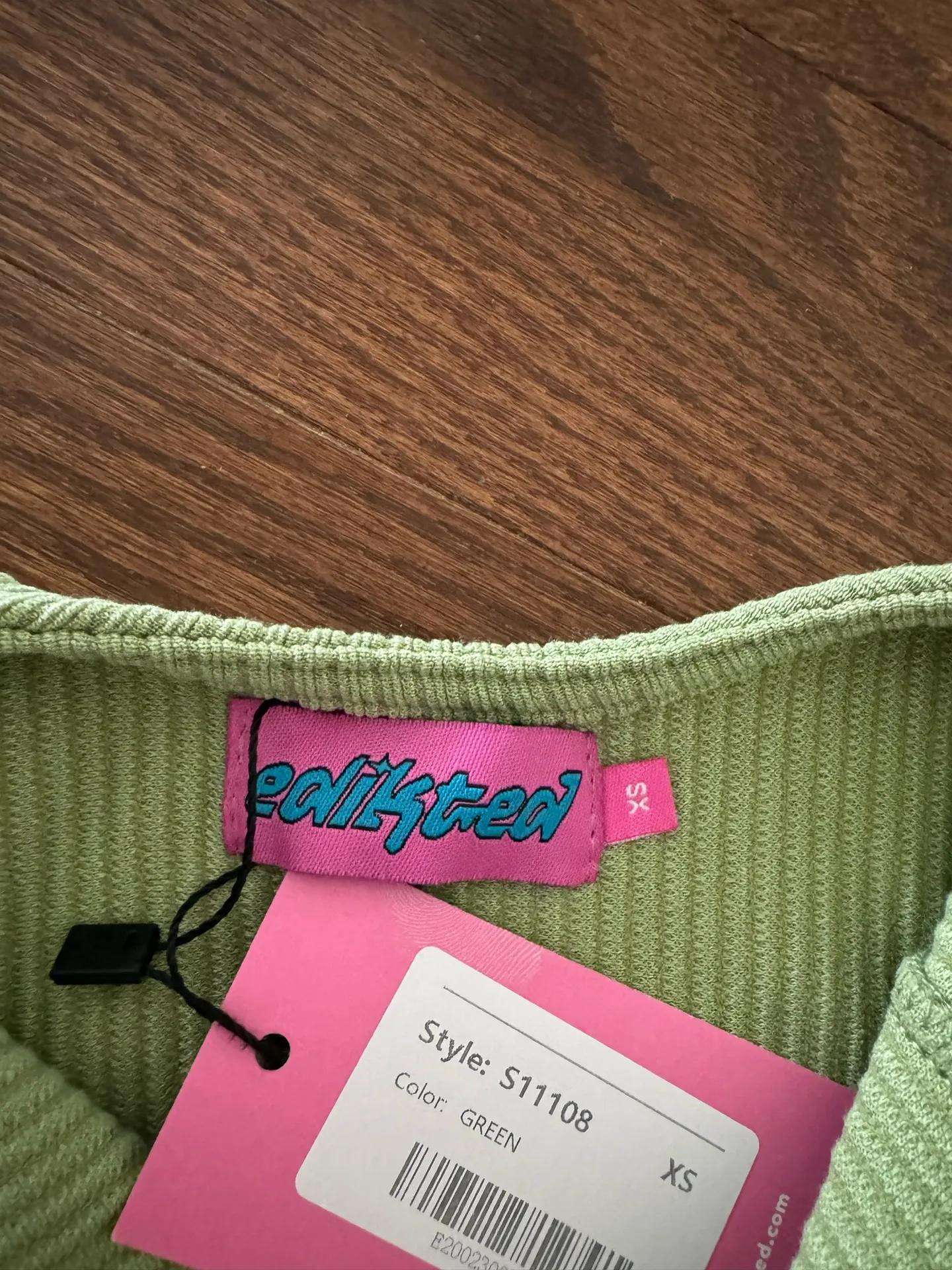 Green Edikted Mini Dress - Image 3