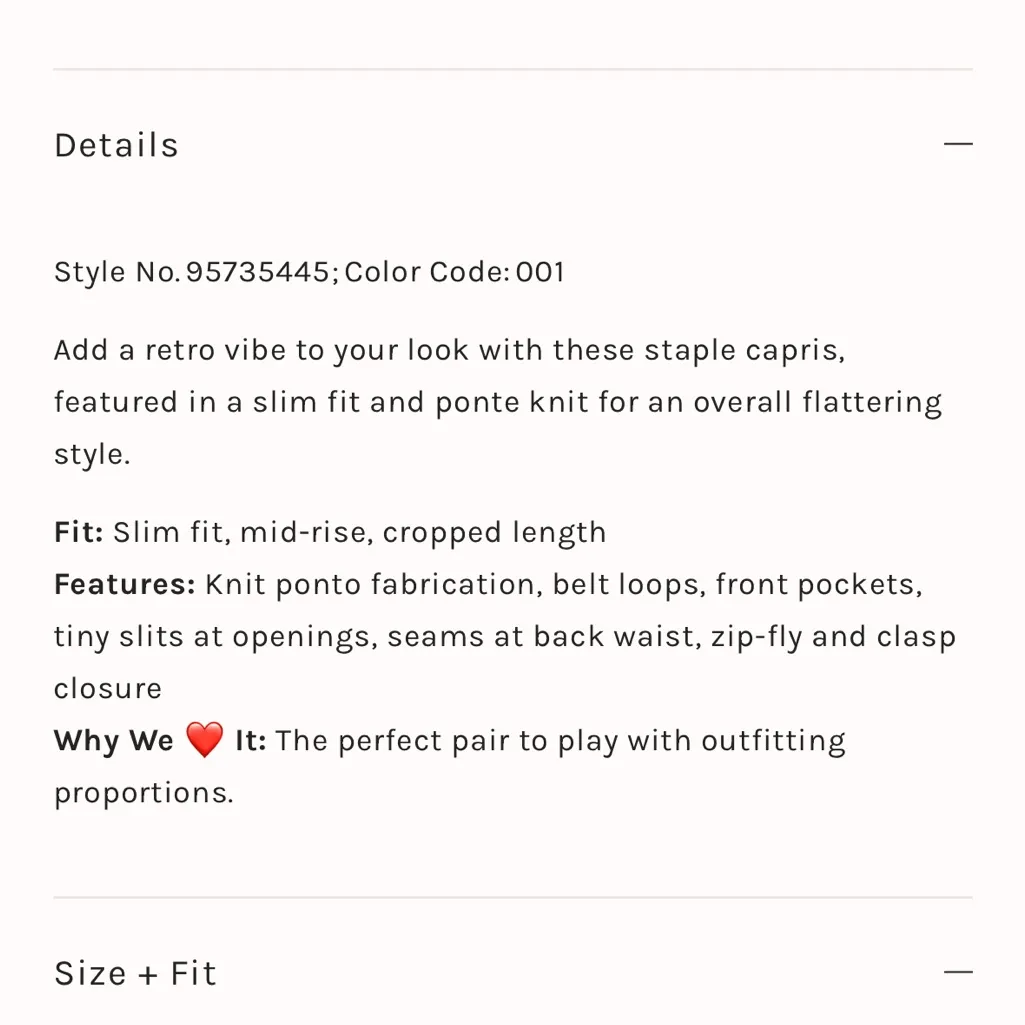 NEW Free People Bette Super Slim Capris Black Size 12 - Image 11