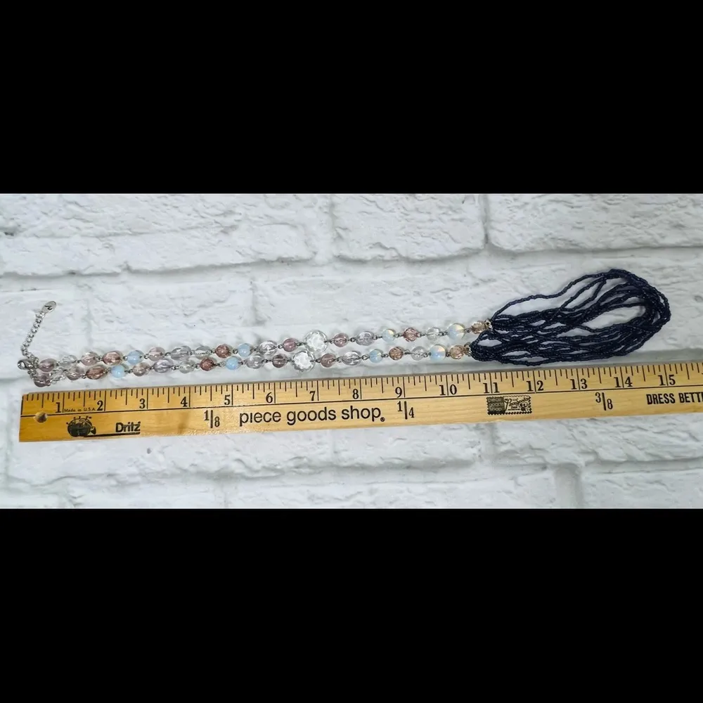 Villager Liz Claiborne Beaded Fashion Necklace - Image 2