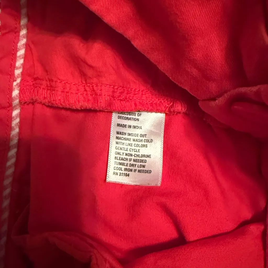 Crown & Ivy Vibrant Red Women's Shorts - Image 4