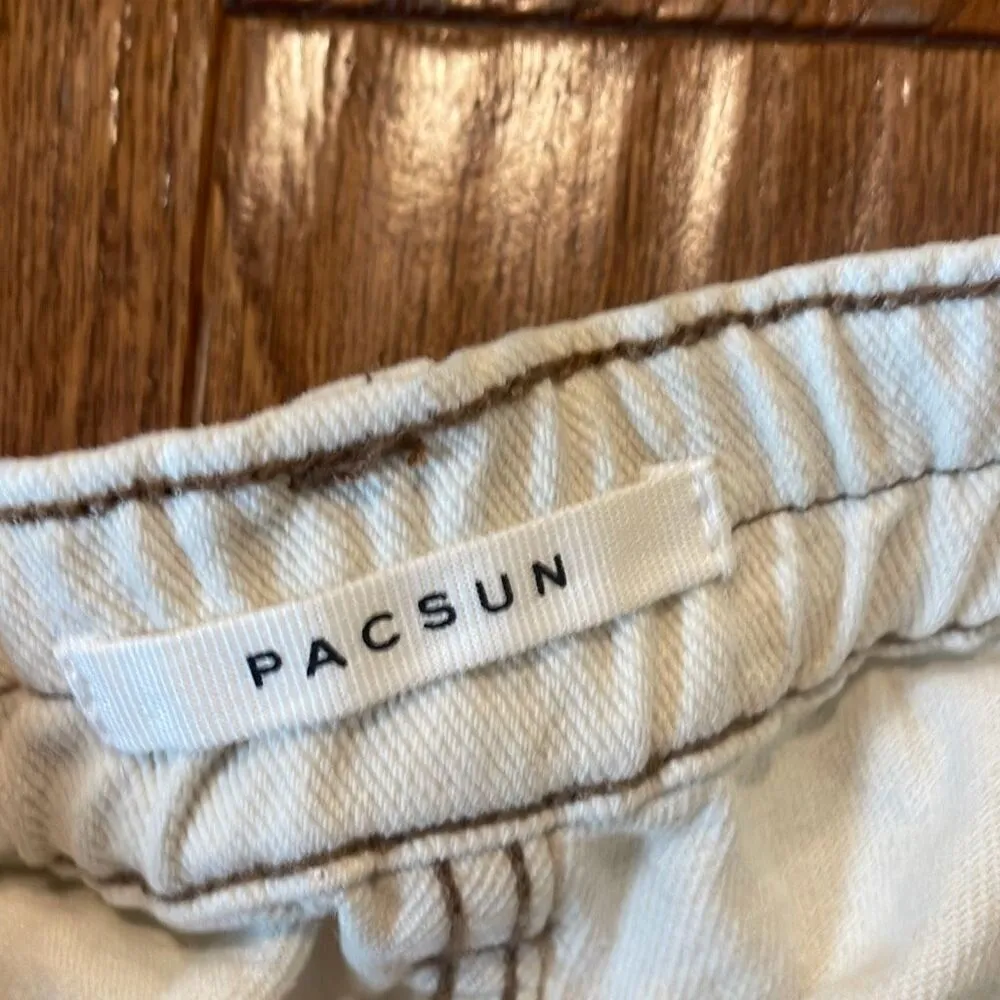 PacSun elastic waist utility cargo jeans size M - Image 6