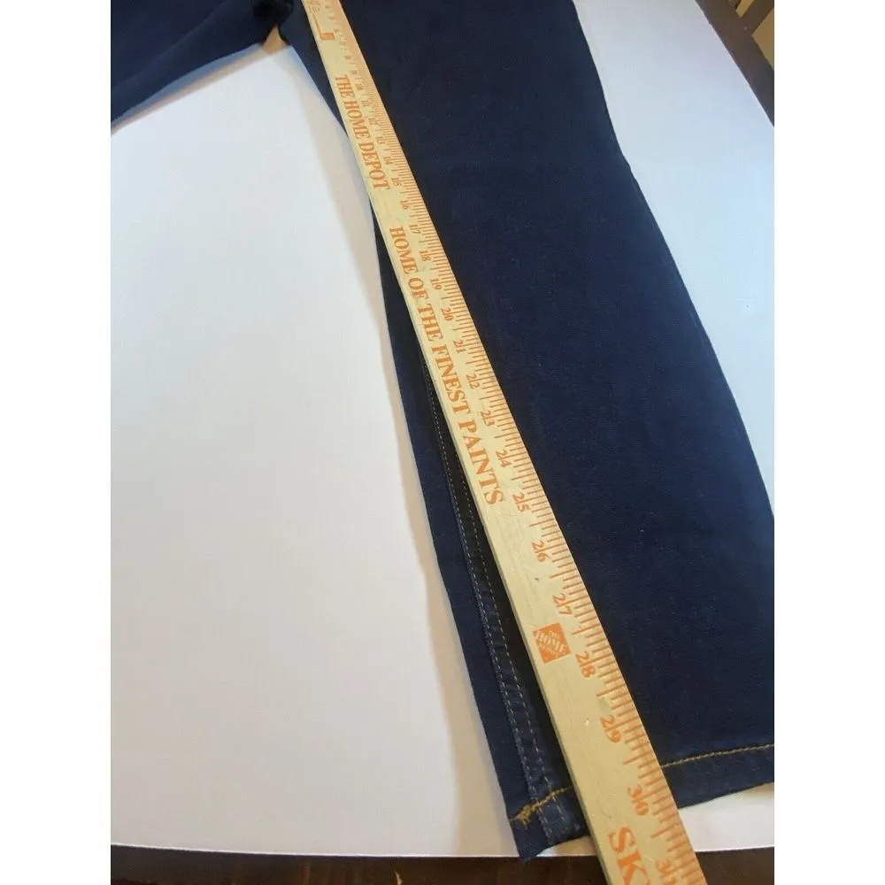 Dickies Woman's Skinny Stretch Blue Jeans Regular Fit Size 20 NWT Dark Wash NEW - Image 6