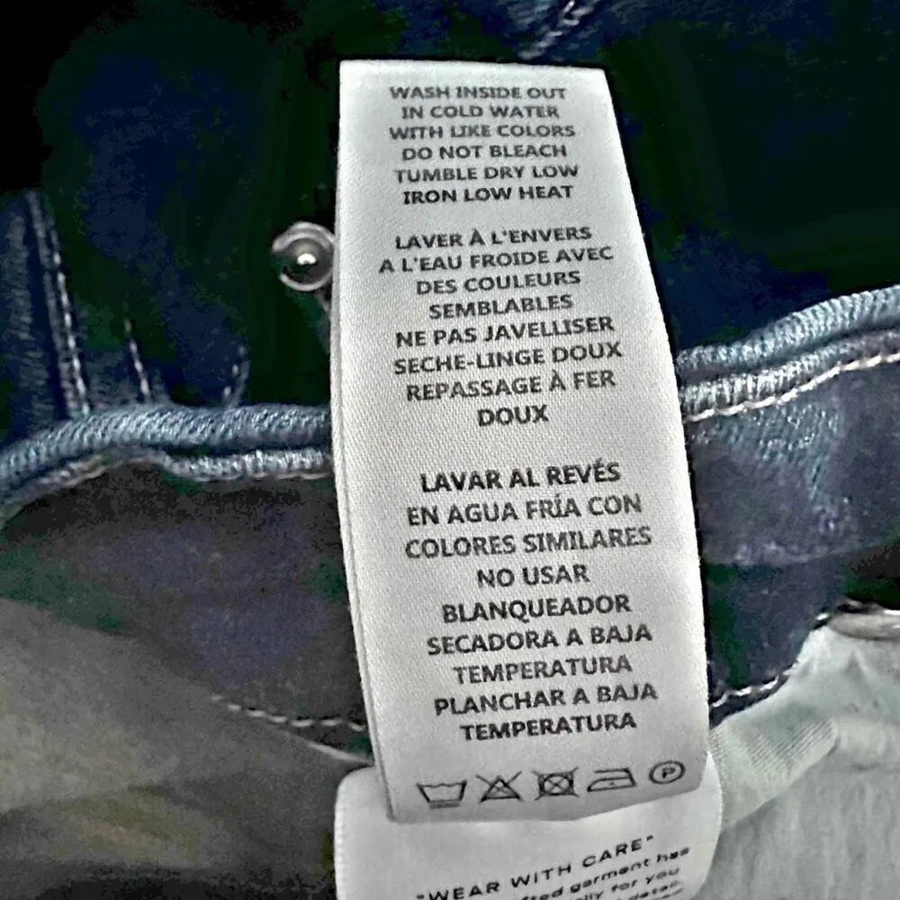 GOOD AMERICAN | Good Legs Dark Wash Skinny Jeans Organic Cotton | Size 18 (plus) - Image 10