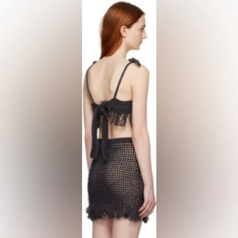 The Garment Black Fringe Skirt Set Size 10 - Image 2