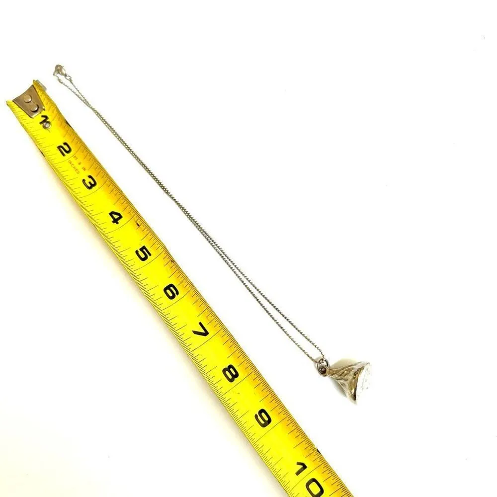 Silver tone Hershey kiss pendant necklace - Image 7