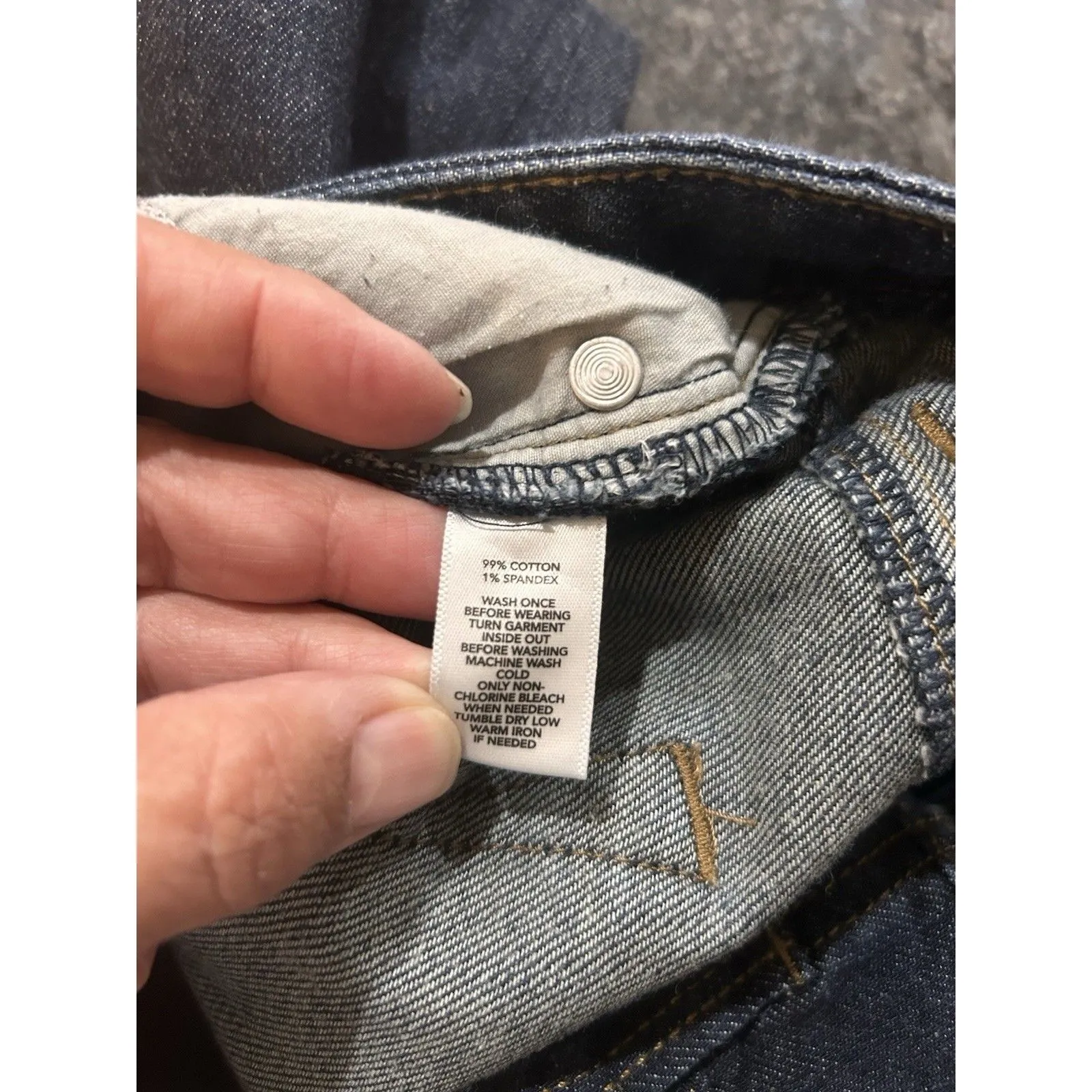 LOFT Jeans Size 8 Women’s Dark Blue Stretch Jeans Ladies Mid Rise Curvy Bootcut - Image 5