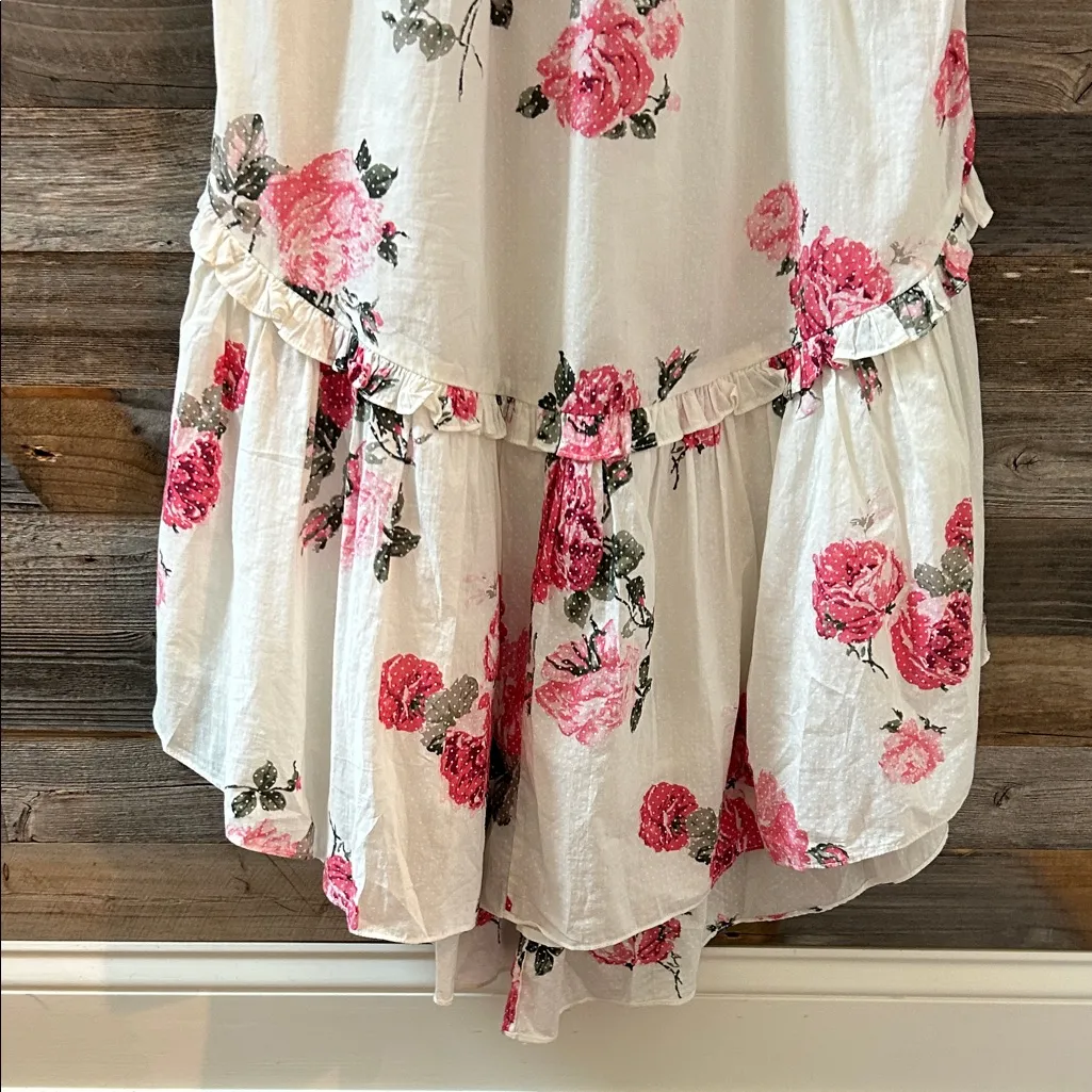 LoveShackFancy Firefly Midi Dress in Paradise Pink Floral Size Medium NWT - Image 8